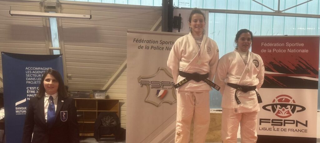 Mahina Pontes devient championne Police Île-de-France à Herblay et se qualifie pour les Championnats de France. Le club félicite Mahina et son coach Ruddy Vallet.