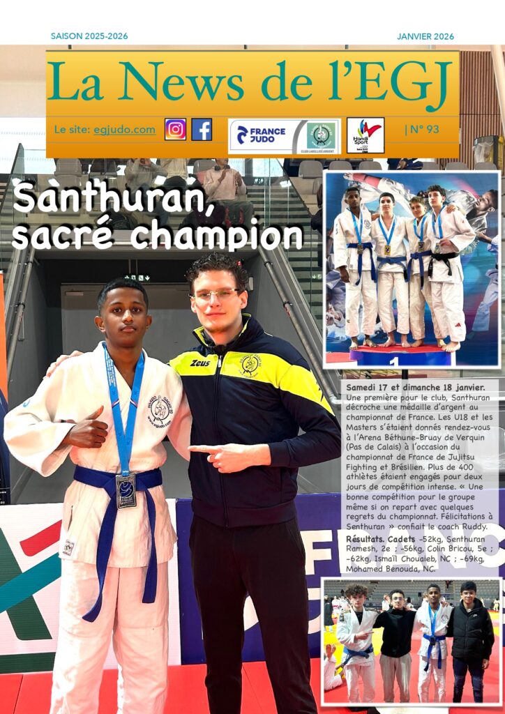 Newsletter EGJ Gagny janvier 26